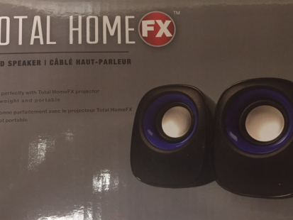TOTAL HOMEFX 2 X 2.5W WIRED SPEAKERS