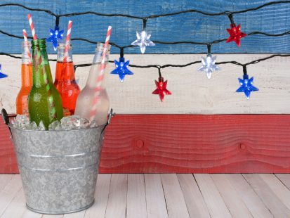 Ultra Plus 10 LED Light String Patriotic Stars