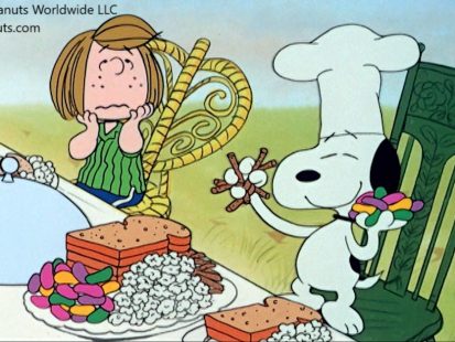 Snoopy™ Serves Dinner