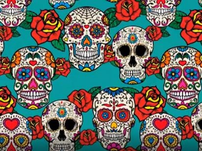 WindowFX Dia de los Muertos – Skulls & Bones