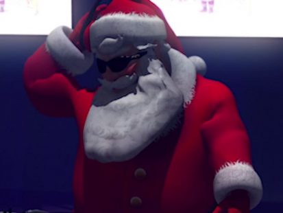 WindowFX DJ Santa