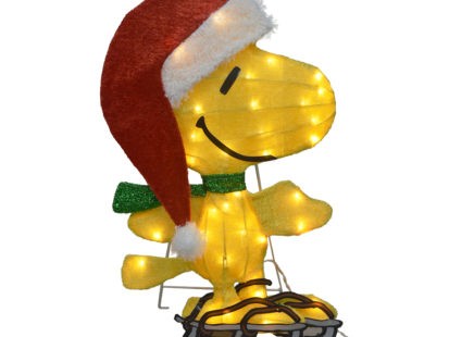 PEANUTS 24 INCH SKATING WOODSTOCK OUTDOOR 2D LED YARD DÉCOR