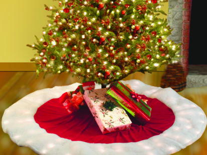 BRILLIANT 60 INCH LED TABLE/TREE SKIRT 8 FUNCTION CONTROLLER