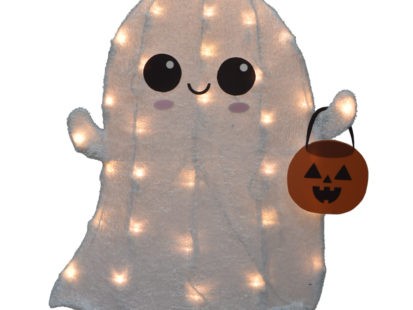 18in SPOOKYTOWN 3D LED GHOST