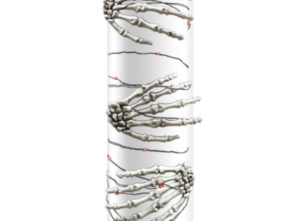 SPOOKYTOWN WRAP AROUND LED LIGHT STRANDS W/ HANDS