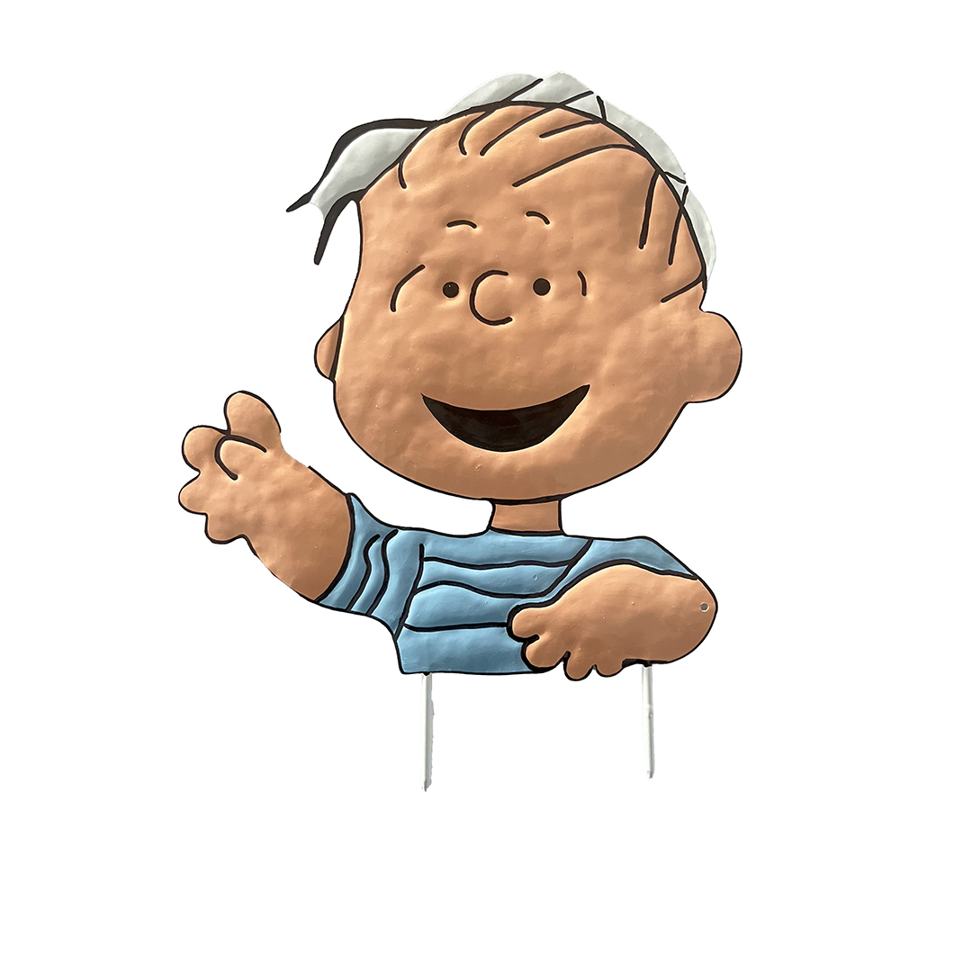 Linus “It’s the Great Pumpkin, Charlie Brown” Pumpkin  Press-in 10 inch Icon