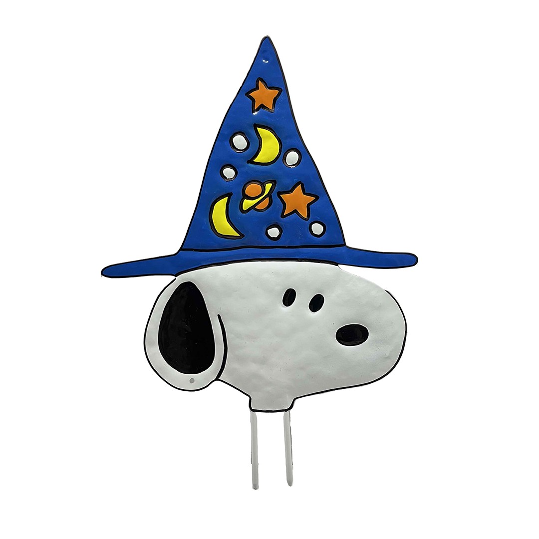 Peanuts Snoopy in Witch hat Pumpkin press-in 10 inch Icon